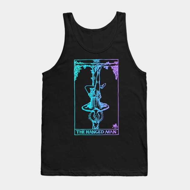 The Hanged Man Tarot Card Rider Waite Tank Top by srojas26